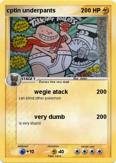 Pokemon cptin underpants