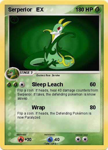 Pokemon Serperior   EX