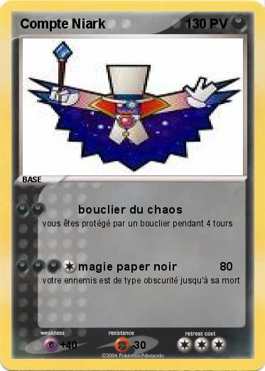Pokemon Compte Niark