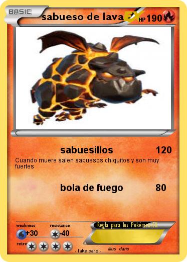 Pokemon sabueso de lava