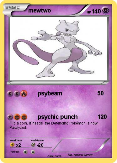 Pokemon mewtwo