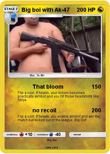 Pokemon Big boi with Ak-47