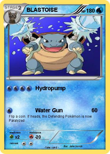 Pokemon BLASTOISE