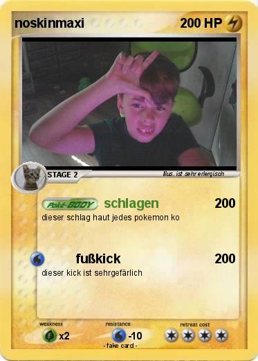 Pokemon noskinmaxi