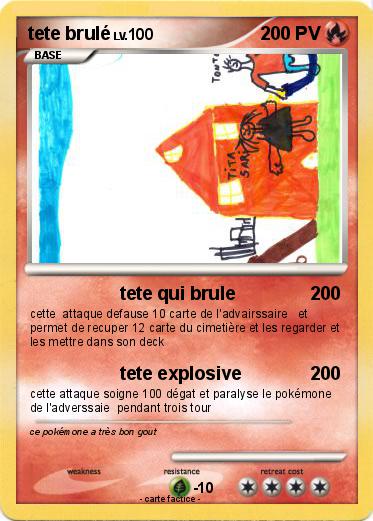 Pokemon tete brulé