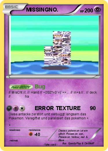 Pokemon MISSINGNO.