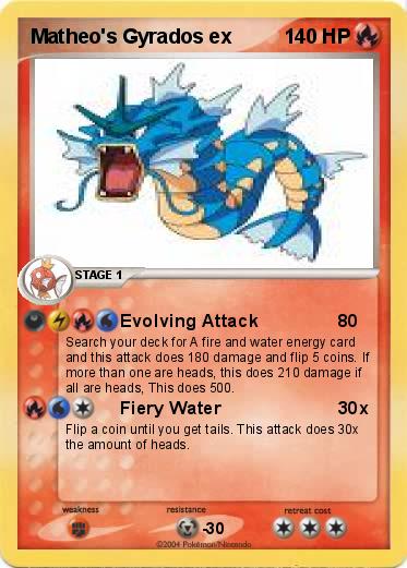 Pokemon Matheo's Gyrados ex