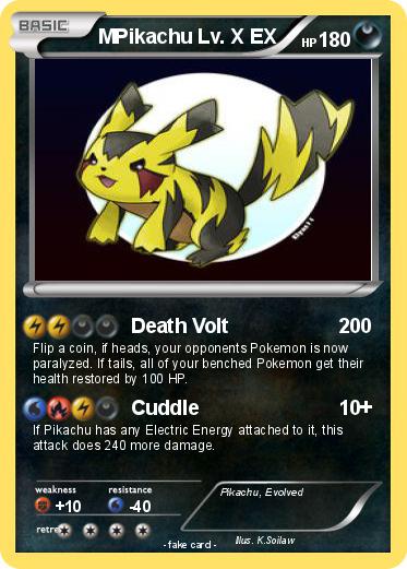 Pokemon MPikachu Lv. X EX