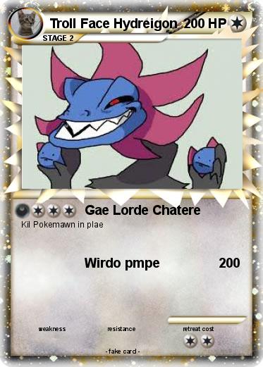 Pokemon Troll Face Hydreigon