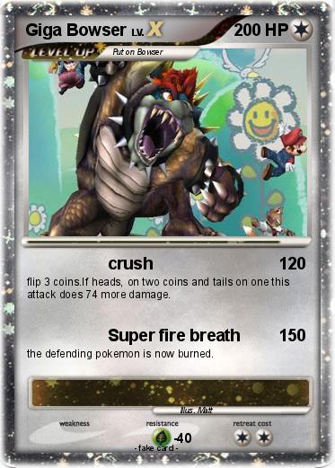 Pokemon Giga Bowser