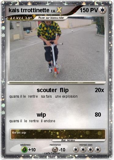 Pokemon kais trrottinette