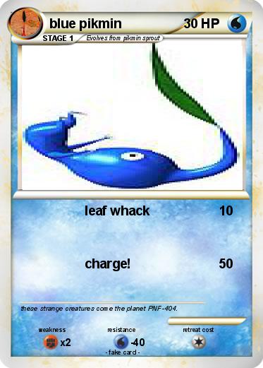 Pokemon blue pikmin