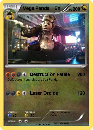 Pokemon Mega Panda    EX