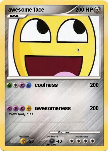Pokemon awesome face