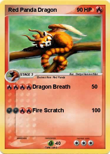 Pokemon Red Panda Dragon