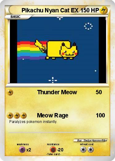 Pokemon Pikachu Nyan Cat EX