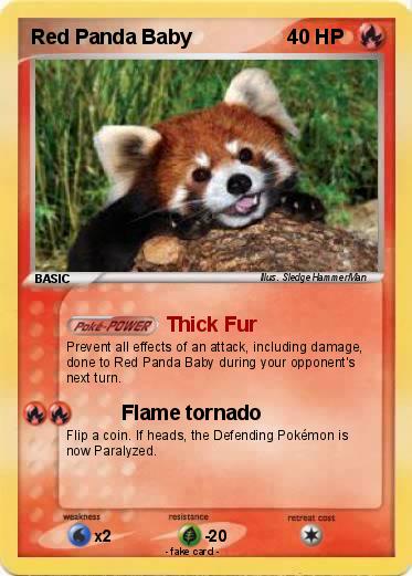 Pokemon Red Panda Baby
