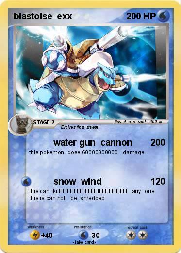 Pokemon blastoise  exx