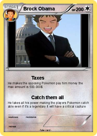 Pokemon Brock Obama