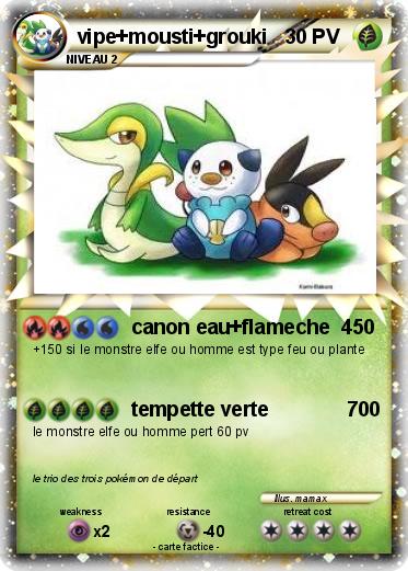 Pokemon vipe+mousti+grouki