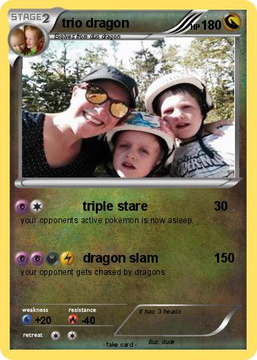 Pokemon trio dragon