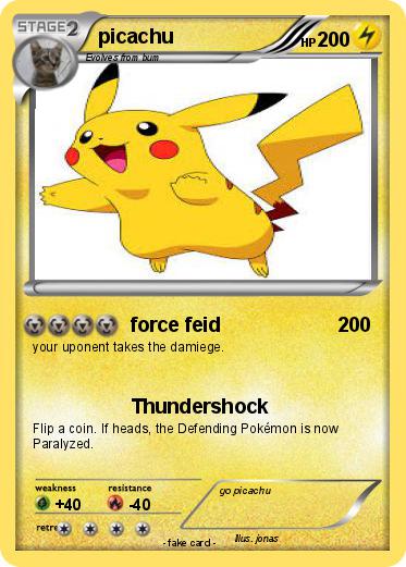 Pokemon picachu