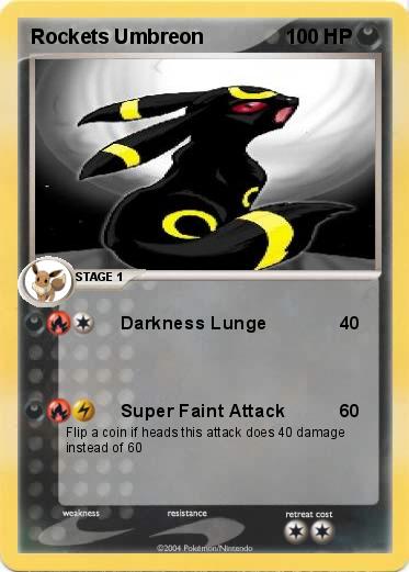 Pokemon Rockets Umbreon 