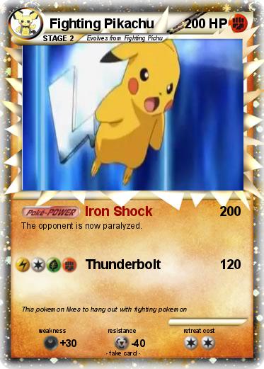 Pokemon Fighting Pikachu