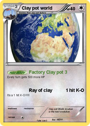 Pokemon Clay pot world
