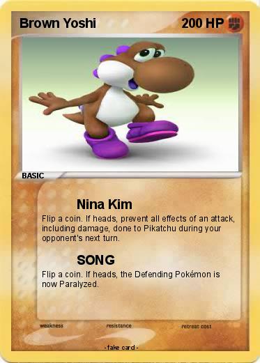 Pokemon Brown Yoshi
