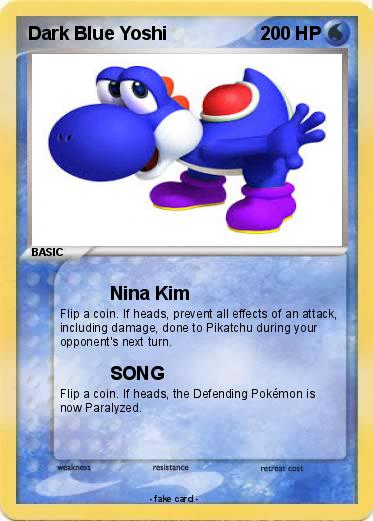 Pokemon Dark Blue Yoshi