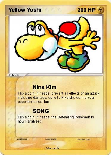 Pokemon Yellow Yoshi