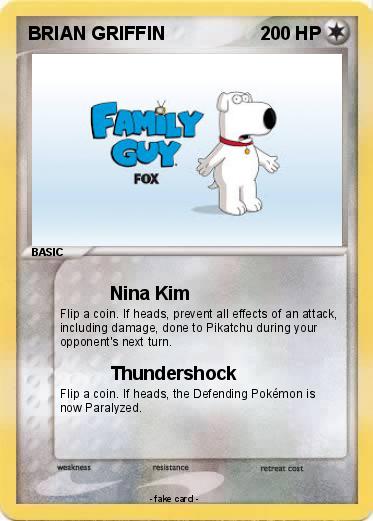 Pokemon BRIAN GRIFFIN