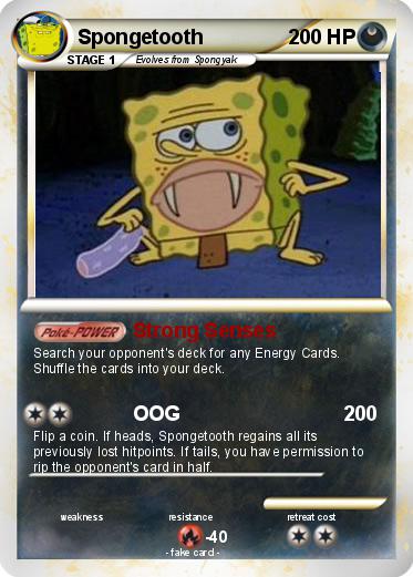 Pokemon Spongetooth