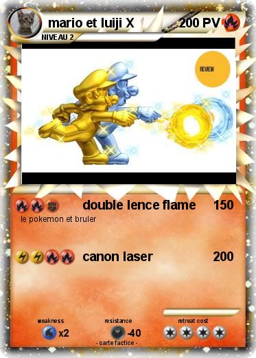 Pokemon mario et luiji X