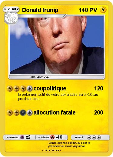 Pokemon Donald trump