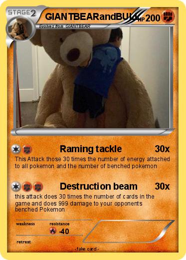 Pokemon GIANTBEARandBULL
