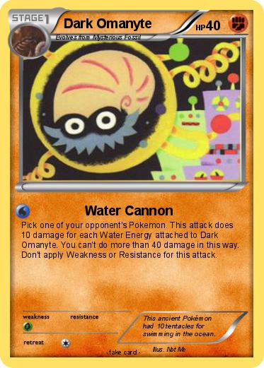 Pokemon Dark Omanyte
