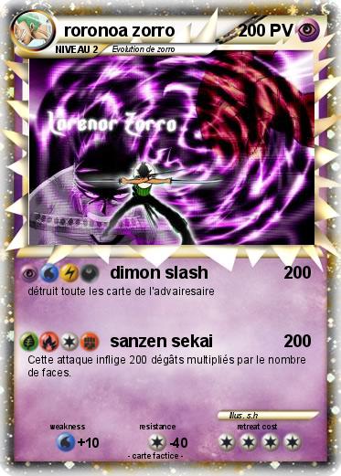 Pokemon roronoa zorro