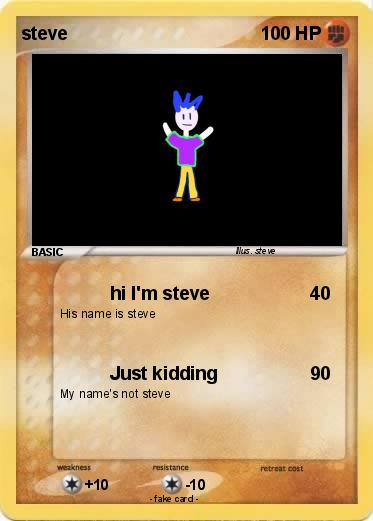 Pokemon steve