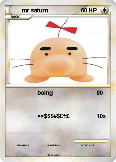 Pokemon mr saturn