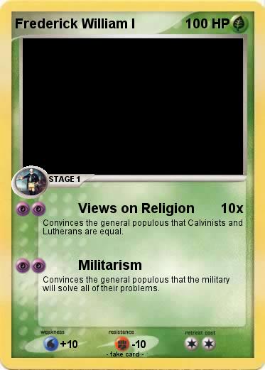 Pokemon Frederick William I