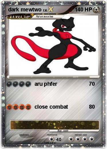 Pokemon dark mewtwo