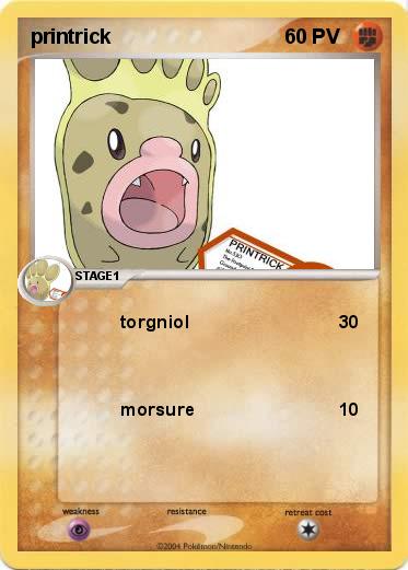 Pokemon printrick