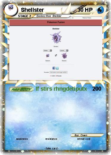Pokemon Shellster