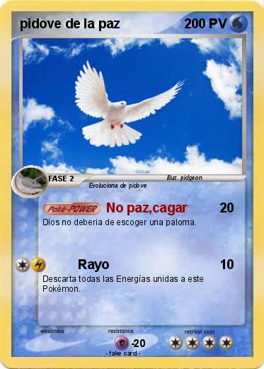 Pokemon pidove de la paz