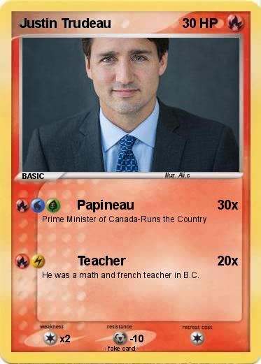Pokemon Justin Trudeau