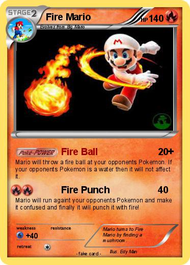 Pokemon Fire Mario