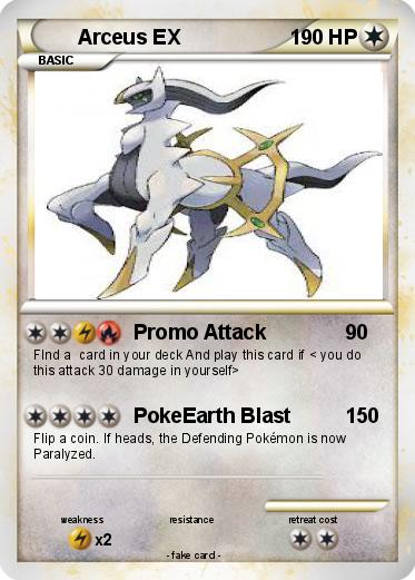 Pokemon Arceus EX