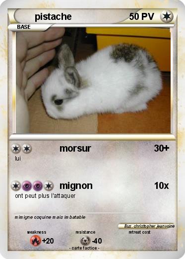 Pokemon pistache